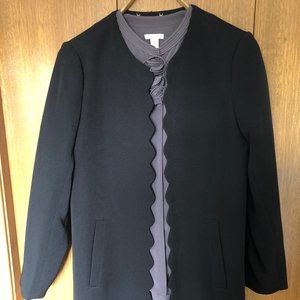 H&M Overcoat with Scalloped Edge, 12
